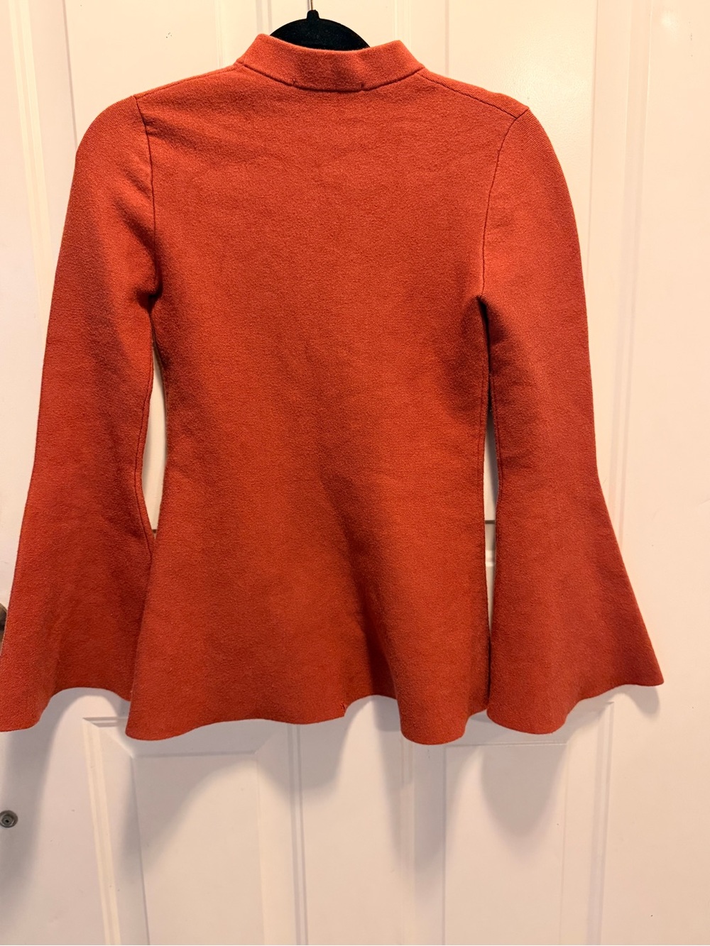 KEEPSAKE the Label Mock Neck Bell Sleeve Top - Rust - Picture 3 of 5